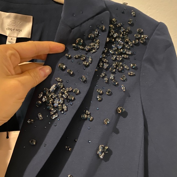 Cinqàsept bejeweled blazer - Picture 6 of 6